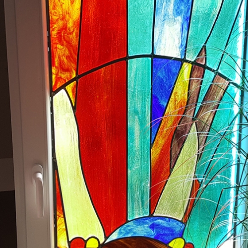 Vitrail - Le voilier