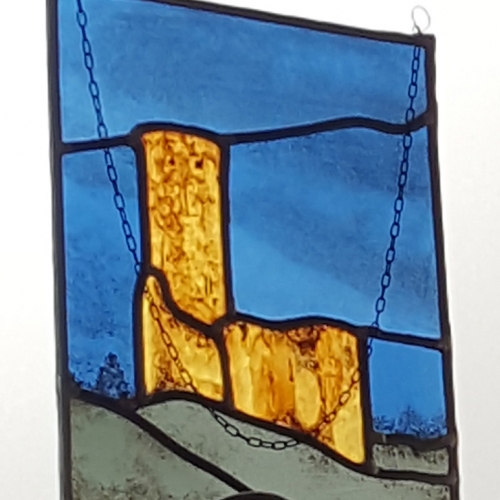 Vitrail - Le château de la Batiaz